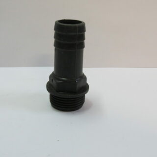 Штуцер для водяных насосов пластик 1"резьба-1"штуцер
