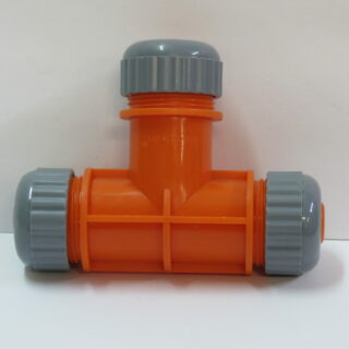 Тройник-муфта 1/2"-1/2"-1/2" (безхомутное соединение)