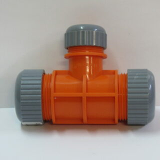 Тройник муфта 3/4-1/2-3/4 (безхомутное соединение)