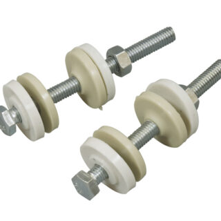 Крепление бачка к унитазу, М8х70мм в сборе (болты, гайки, прокладки),