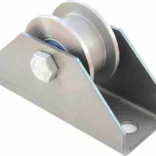 Ролик металл. d65 под профильную трубу 20х20 на платформе