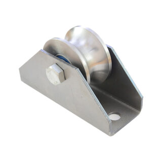 Ролик металл. d65 под трубу 3/4" на платформе