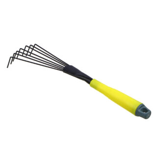 INBLOOM Грабельки веерные 37см, металл с пластиковой ручкой