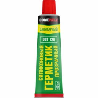 Герметик КУДО DONEWELL силиконовый санитарный прозрачный  40мл