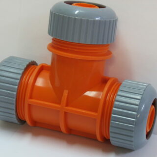 Тройник муфта 3/4"-3/4"-3/4" (безхомутное соединение)