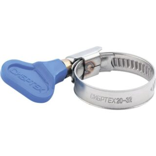 Хомуты металлические элемент крепления с формой ключа 20-32мм, 5// Сибиртех