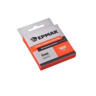 Скоба закаленная 6мм (10,6х1,2мм) для мебельного степлера 1000шт.