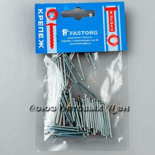 Гвозди финишные 1,6*30мм. цинк 80шт