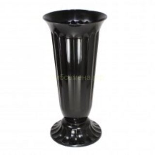 Кашпо-флакон d-21см h-44см, черный