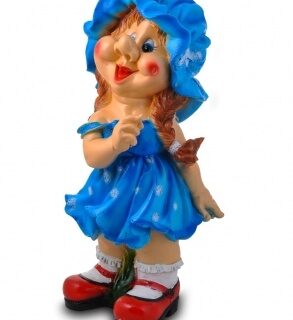 Фигура садовая ДЕВОЧКА С КОСАМИ