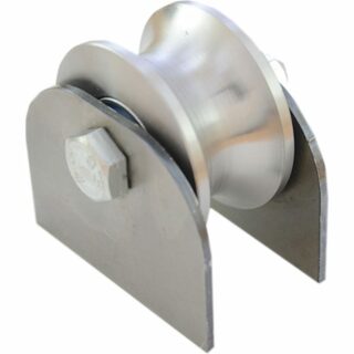 Ролик металл. d65 под профильную трубу 20х20 на ПЛАСТИНАХ