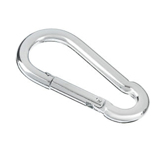 Карабин 10х100 ТА (белый, без резьбы)