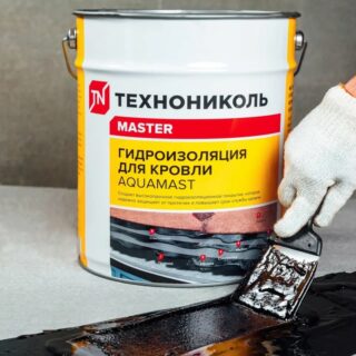 Мастика битумно-резиновая AquaMast, ведро 3 кг