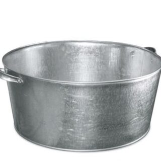 Таз оцинков 38л круглый