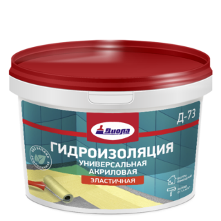Гидроизоляция акриловая Д-73, 1,4 кг ДИОЛА