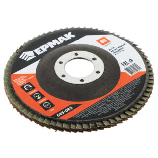 ЕРМАК/3-ON Диск лепестковый торцевой 22*115 р80