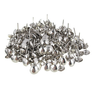 Гвозди декоративные усиленные 100шт, хром