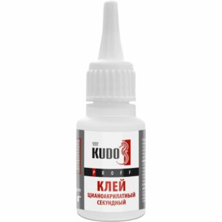 Клей цианоакрилатный, секундный КУДО 20 гр.