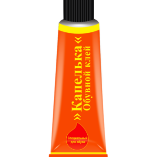 Клей КАПЕЛЬКА обувной 20мл